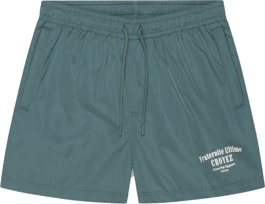 Croyez Croyez Fraternité Swim Shorts Groen
