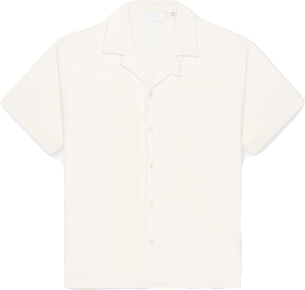 Croyez Croyez Fraternité Towelling Shirt Wit