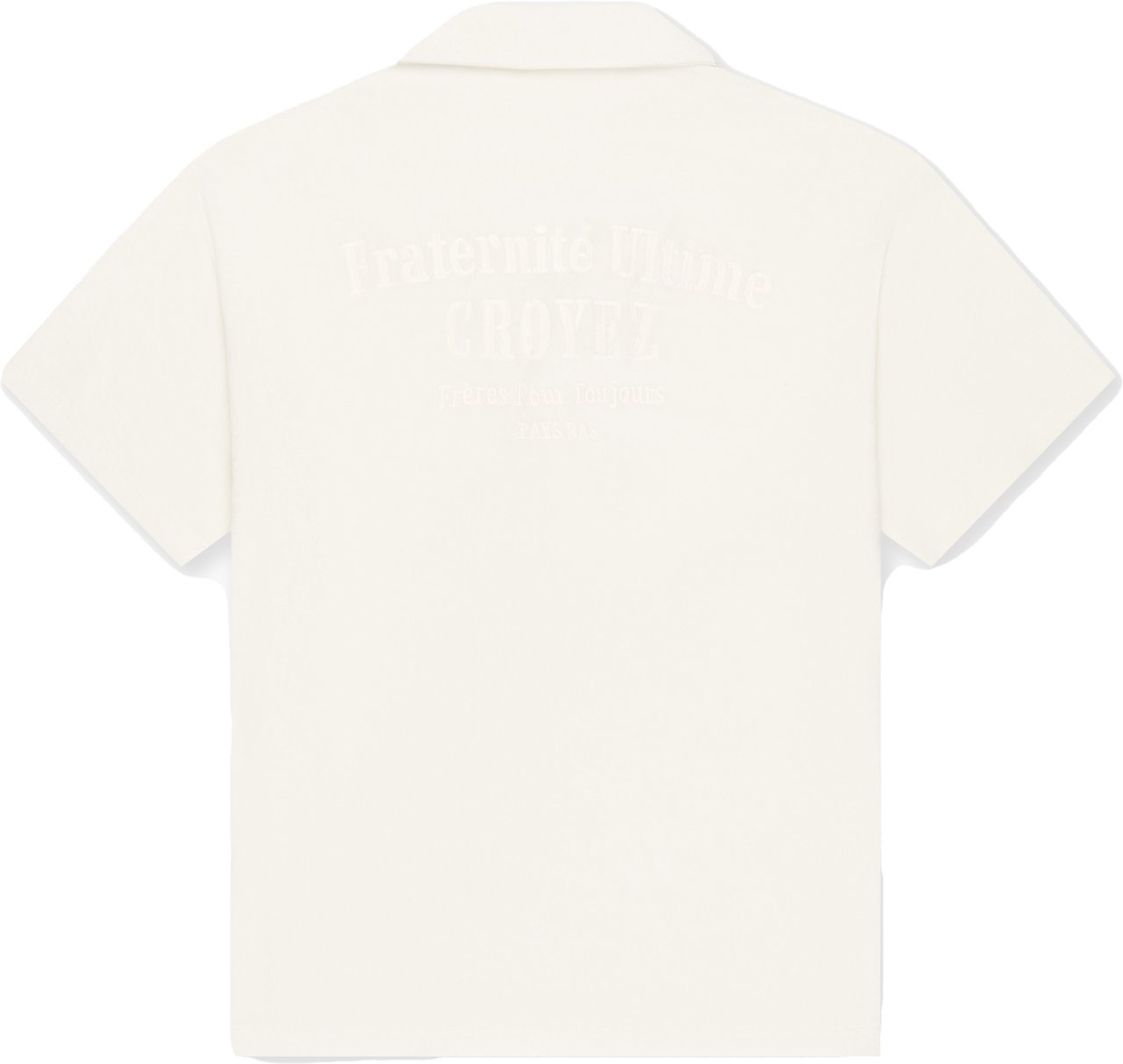 Croyez Croyez Fraternité Towelling Shirt Zwart