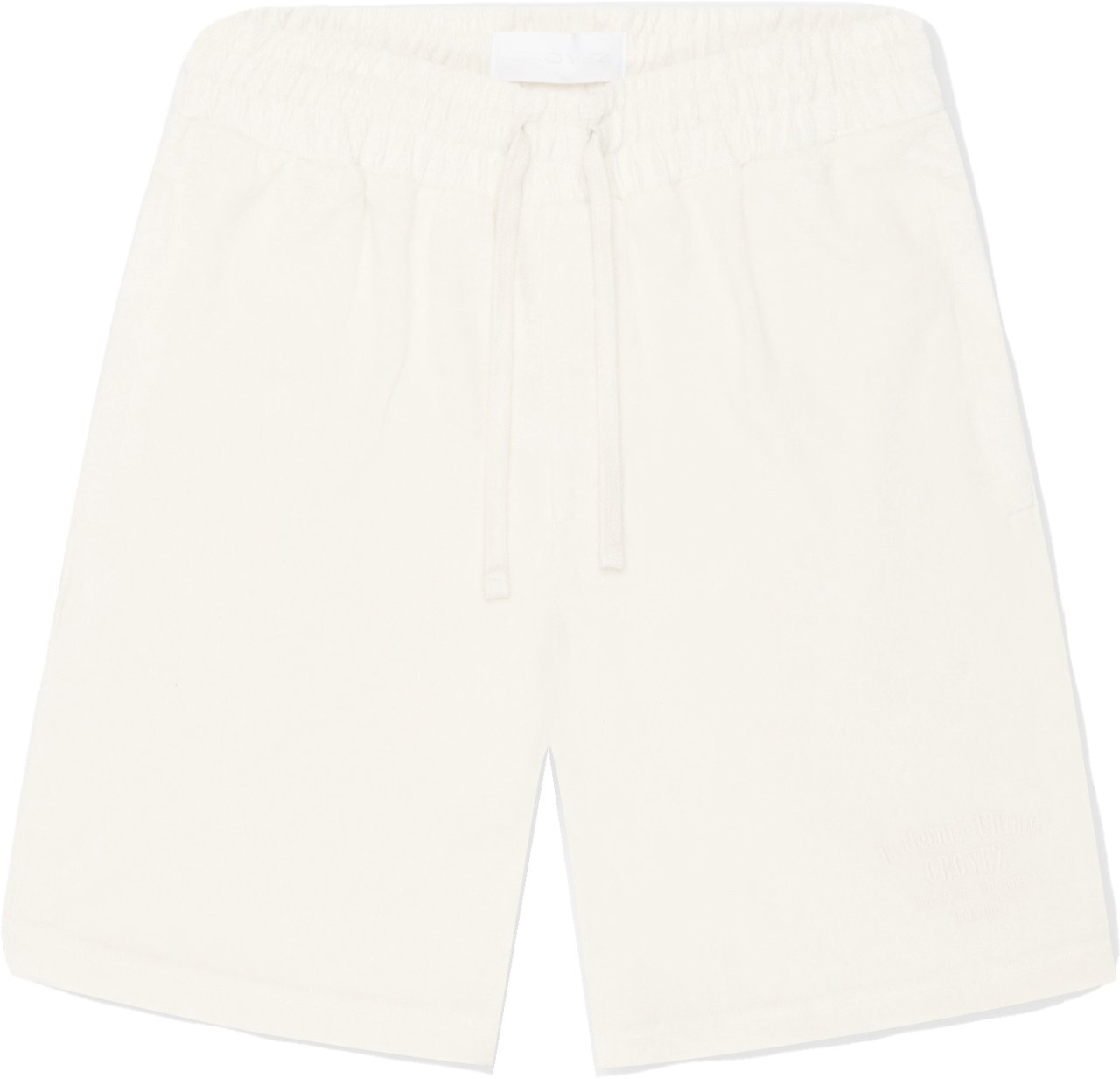 Croyez Croyez Fraternité Towelling Shorts Wit