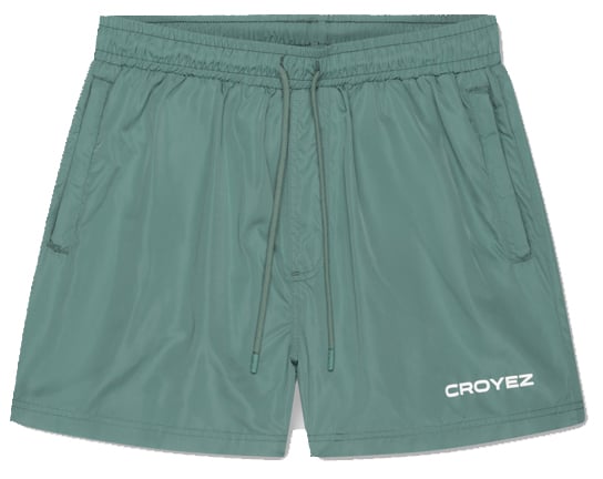 Croyez Croyez Artwork Swim Shorts Groen
