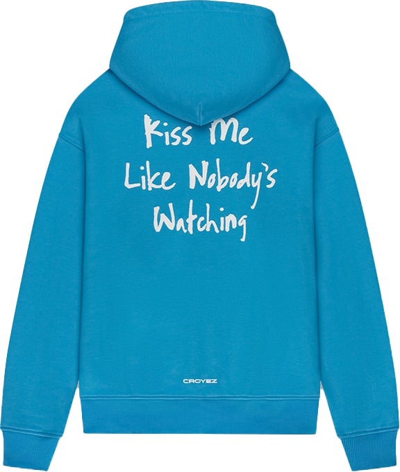 Croyez Croyez Kiss Me Like Zip Hoodie Blauw