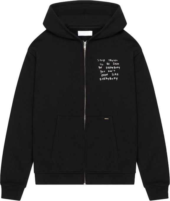 Croyez Croyez Liked By Everybody Zip Hoodie Zwart
