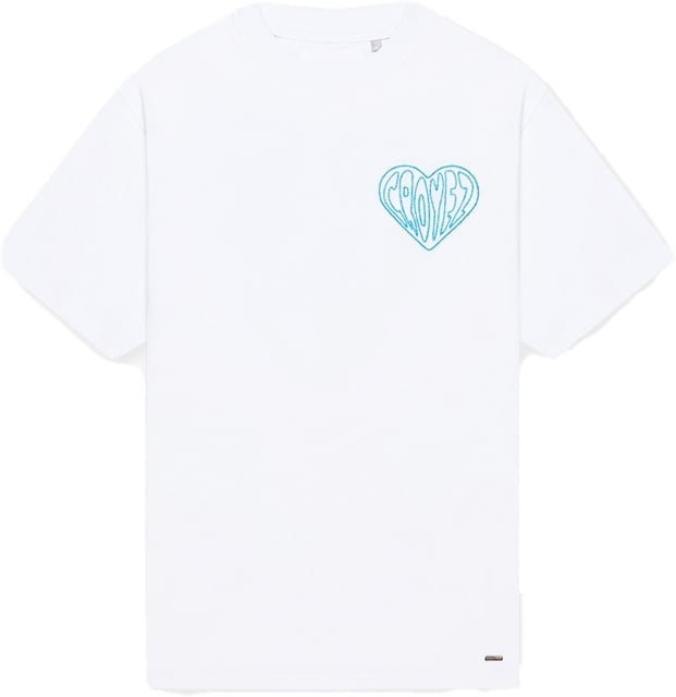 Croyez Croyez Stitched Heart T-Shirt Wit