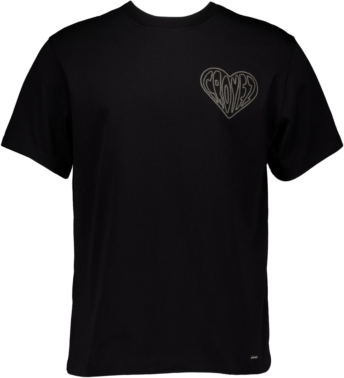 Croyez Croyez Croyez Stitched Heart T-shirts Zwart Cr1-pf25-15 Zwart