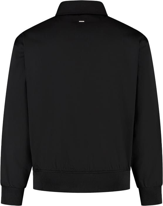 Croyez Croyez Étiquette Satin Jacket Zwart