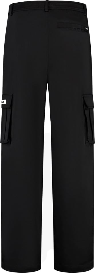 Croyez Croyez Étiquette Satin Pants Zwart