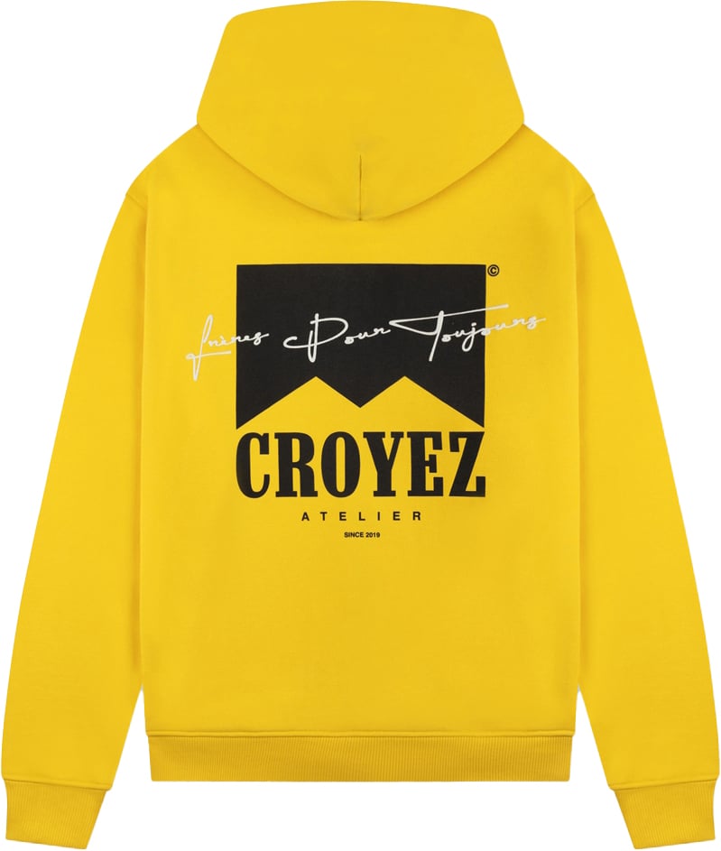 Croyez Croyez Fumes Zip Hoodie Geel