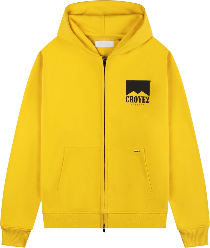 Croyez Croyez Fumes Zip Hoodie Geel