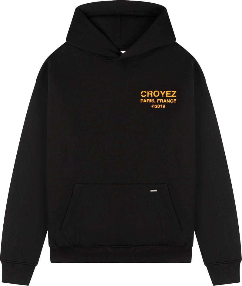 Croyez Croyez Gallery Grunge Hoodie Zwart
