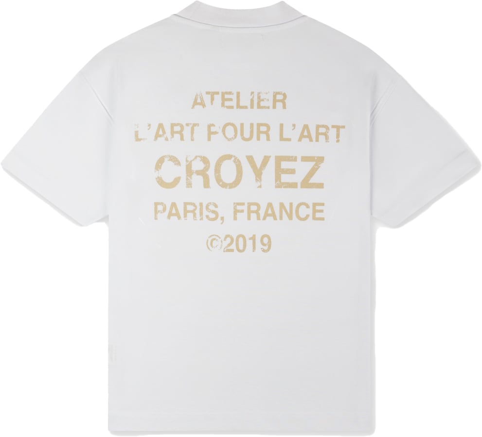 Croyez Croyez Gallery Grunge T-Shirt Wit