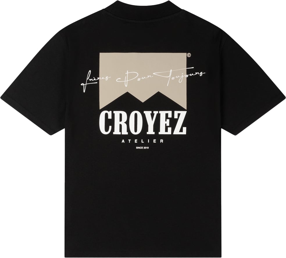 Croyez Croyez Fumes T-Shirt Zwart