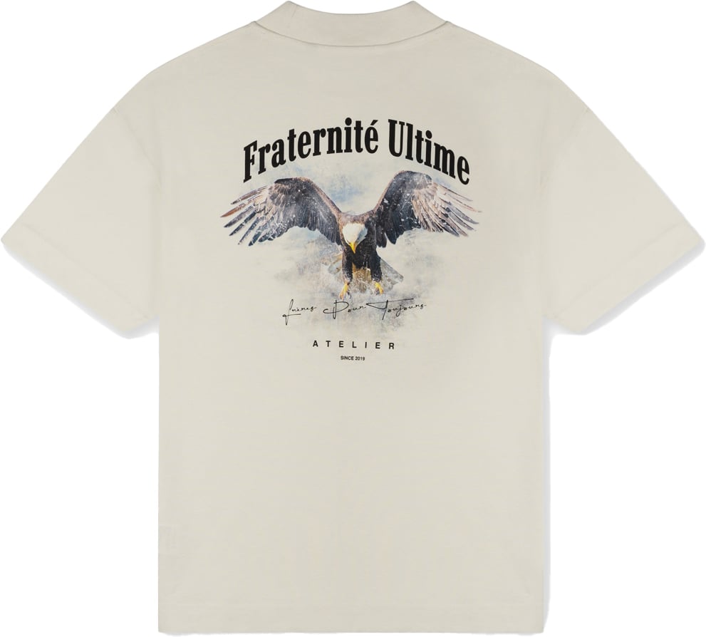 Croyez Croyez Vintage Eagle T-Shirt Wit