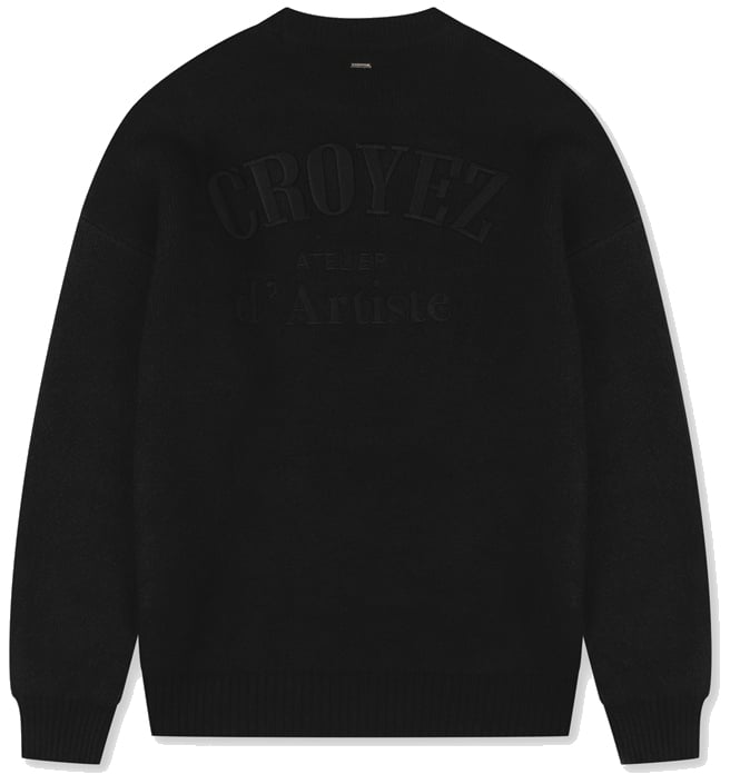 Croyez Croyez Gallery Knit Sweater Zwart
