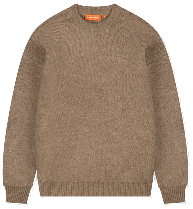 Croyez Croyez Gallery Knit Sweater Beige