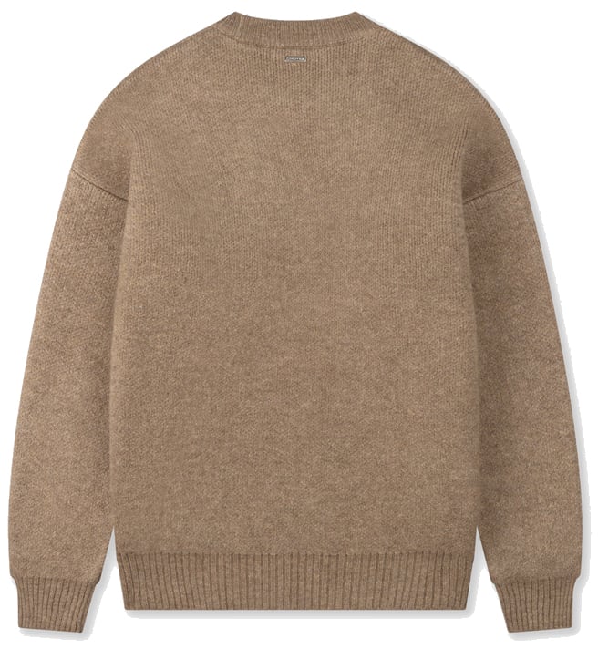 Croyez Croyez Étiquette Knit Sweater Beige