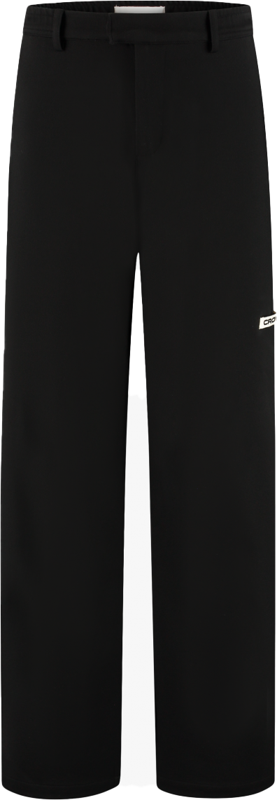 Croyez Croyez Étiquette Straight Chino Zwart