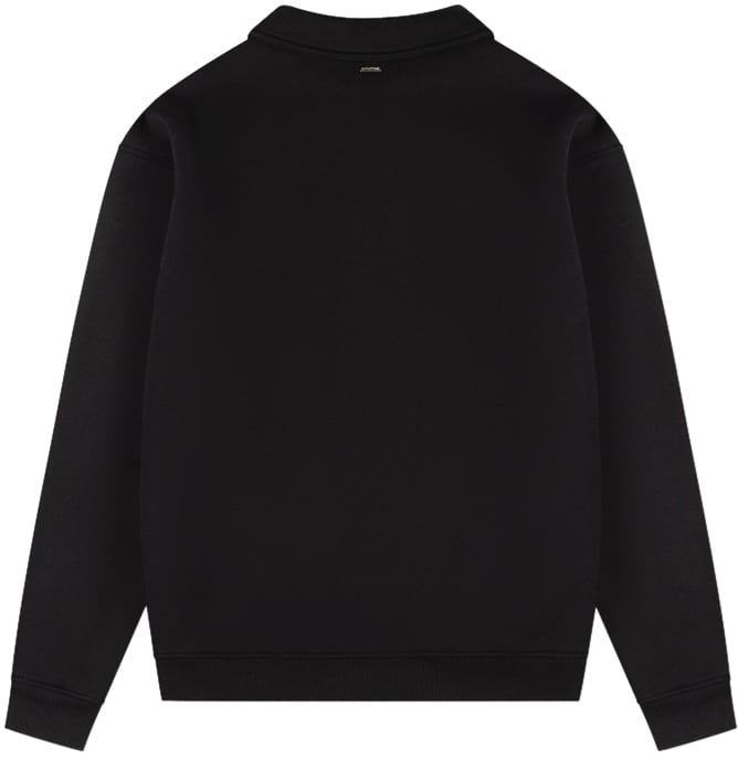 Croyez Croyez Fraternité Half Zip Sweater Zwart