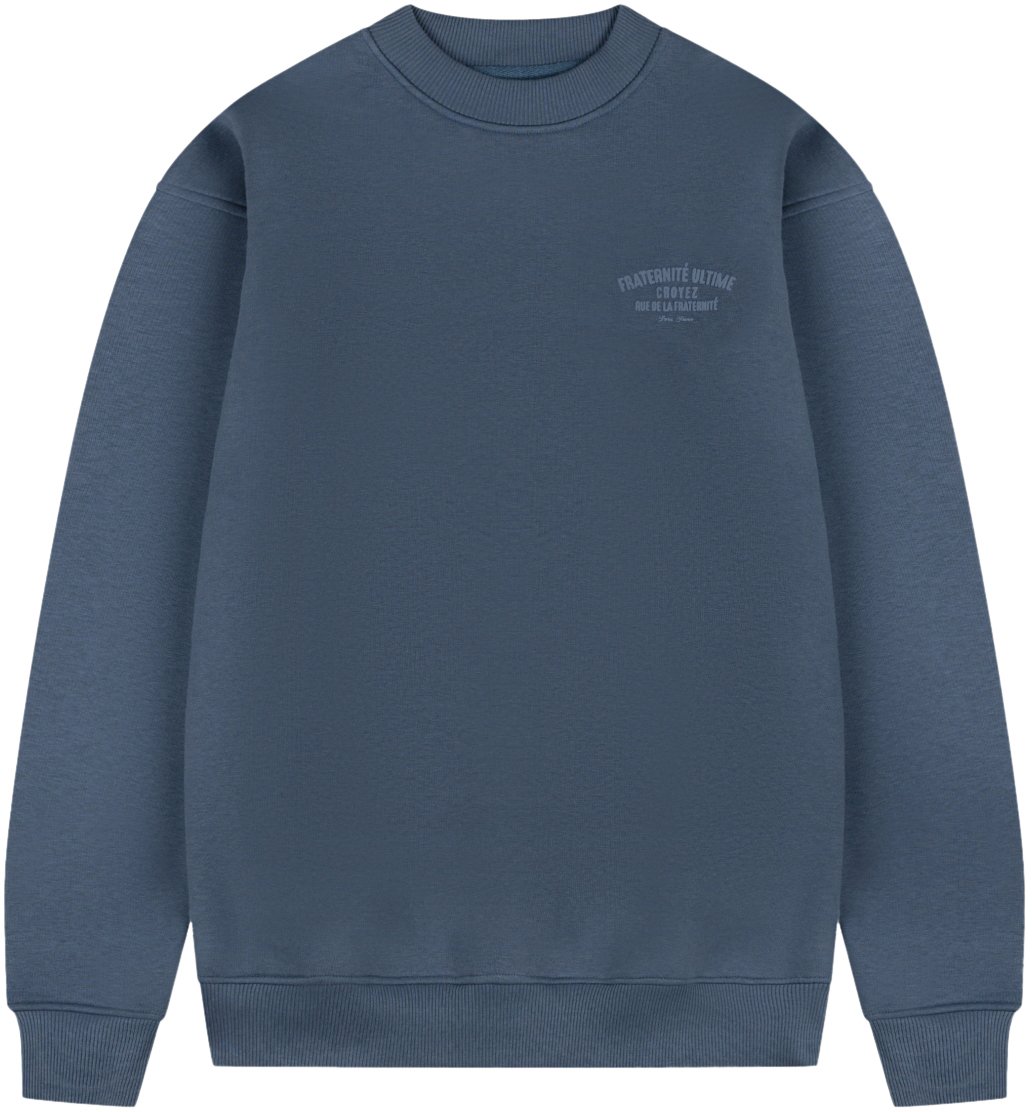 Croyez Croyez Fraternité Sweater Blauw