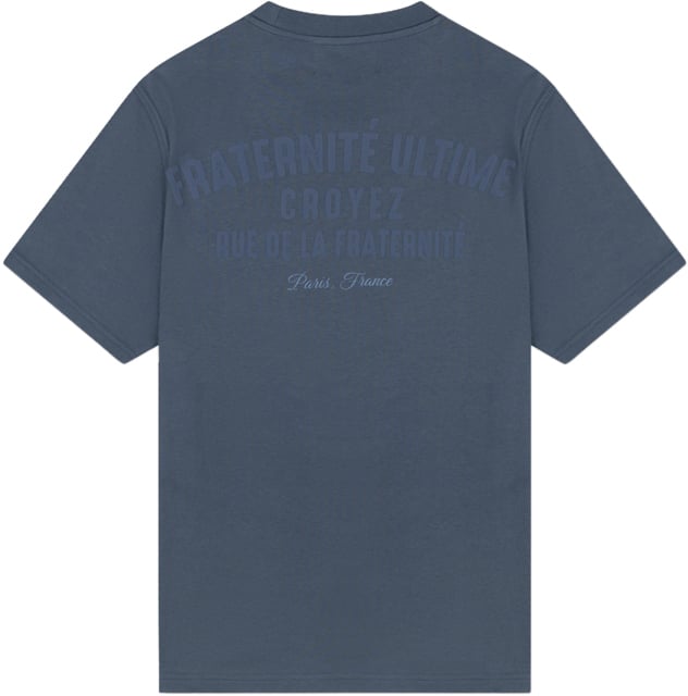 Croyez Croyez Fraternité T-Shirt Blauw