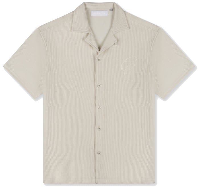 Croyez Croyez Ribbed Shirt Wit