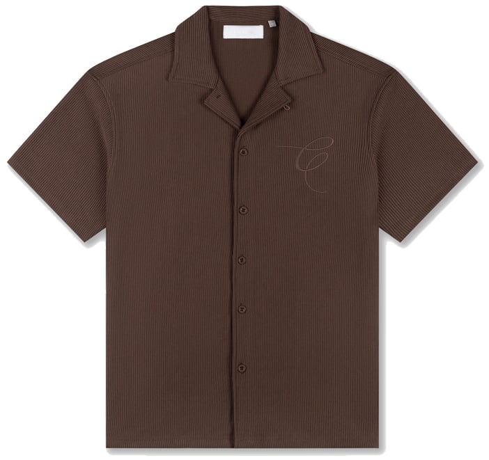 Croyez Croyez Ribbed Shirt Bruin