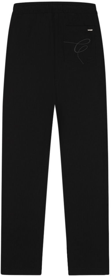 Croyez Croyez Ribbed Straight Leg Pants Zwart