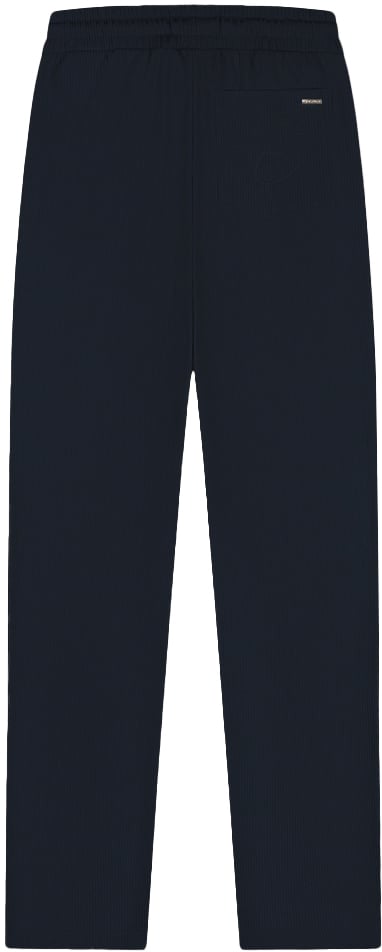 Croyez Croyez Ribbed Straight Leg Pants Blauw