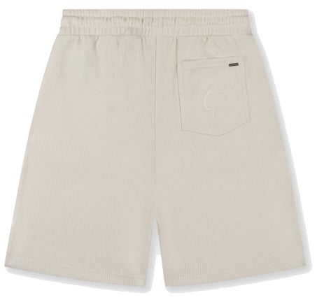 Croyez Croyez Ribbed Shorts Wit
