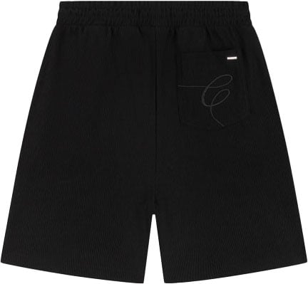 Croyez Croyez Ribbed Shorts Zwart