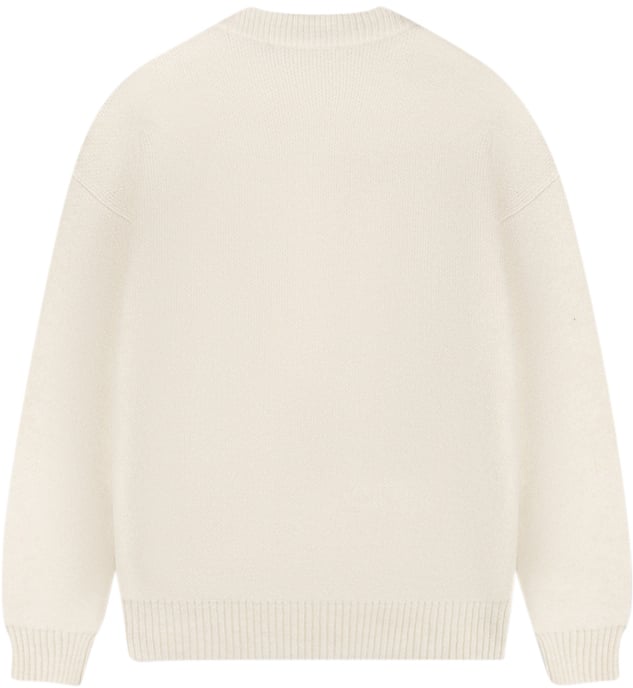 Croyez Croyez Heart Knit Sweater Wit