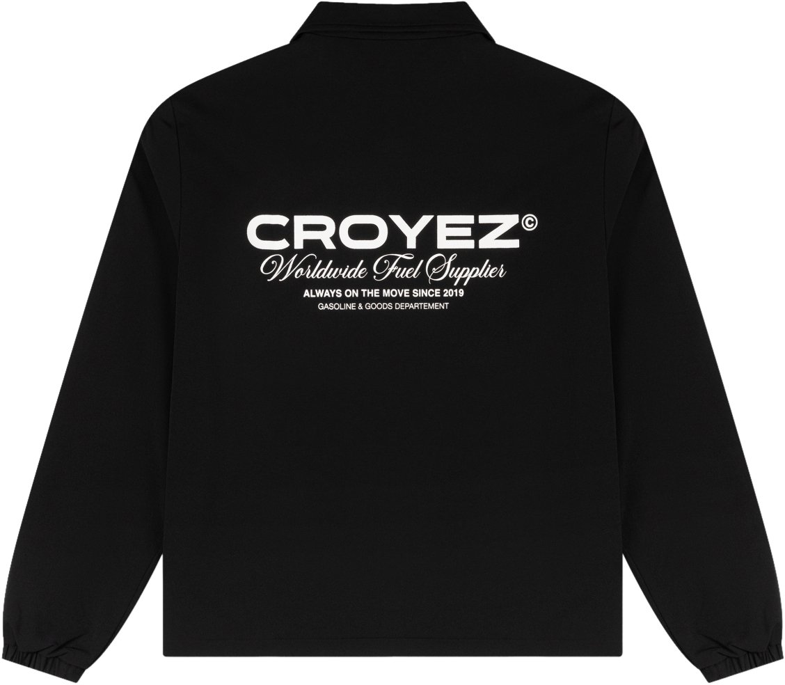 Croyez Croyez Worldwide Supplier Coach Jacket Zwart