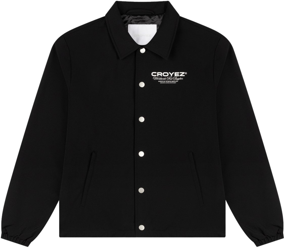 Croyez Croyez Worldwide Supplier Coach Jacket Zwart
