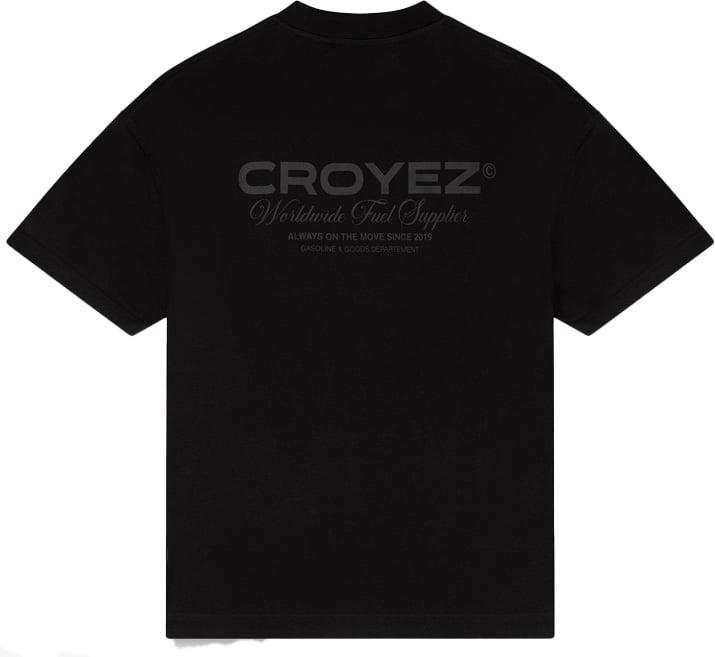 Croyez Croyez Worldwide Supplier T-Shirt Zwart