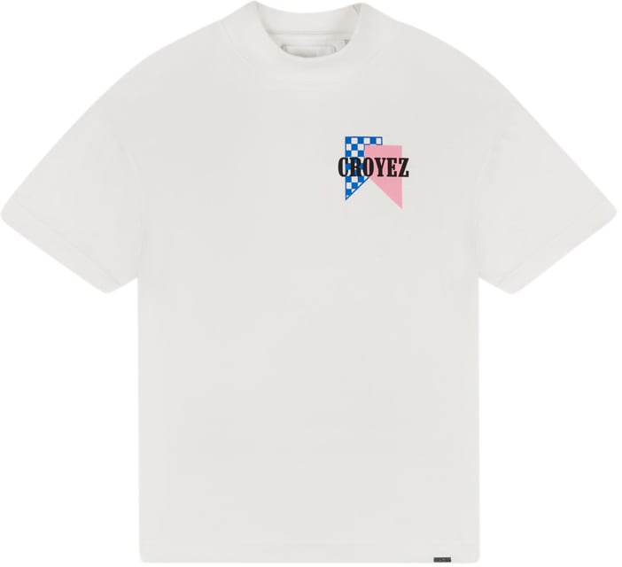 Croyez Croyez Fumes Flag T-Shirt Wit