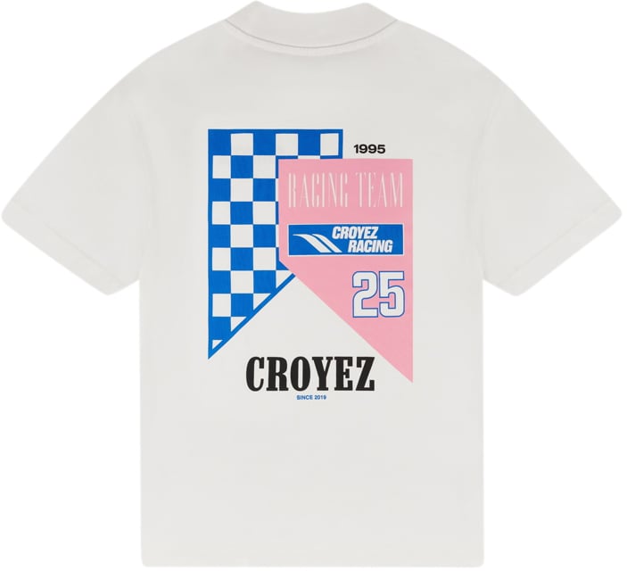 Croyez Croyez Fumes Flag T-Shirt Wit