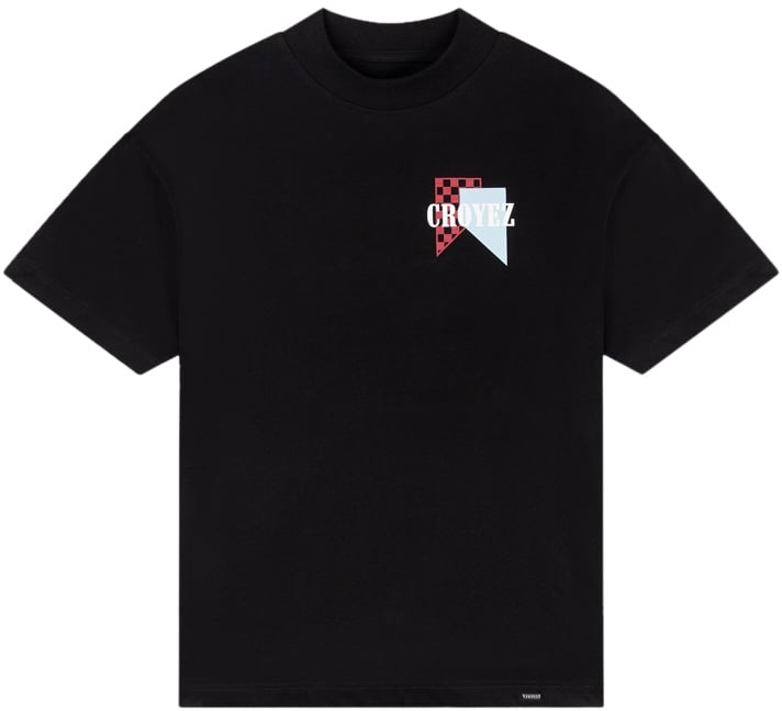 Croyez Croyez Fumes Flag T-Shirt Zwart