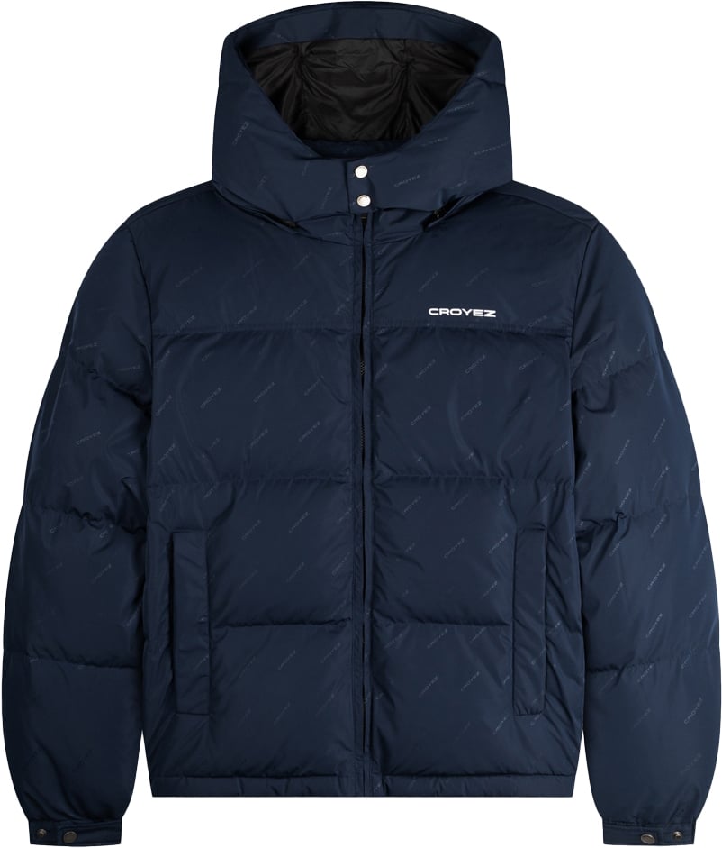 Croyez Croyez Allover Puffer Jacket Blauw