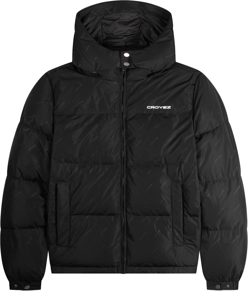 Croyez Croyez Allover Puffer Jacket Zwart