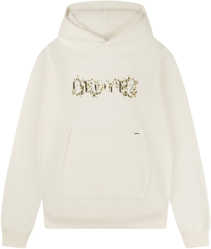 Croyez Croyez Chrome Flower Hoodie Wit