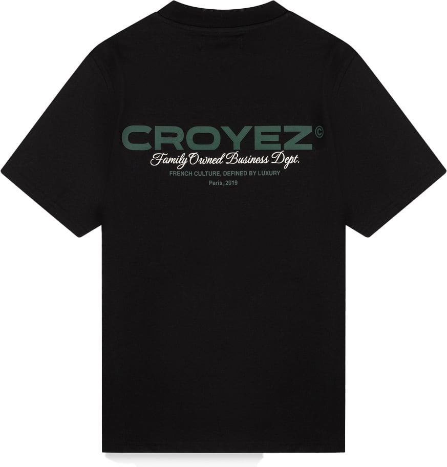 Croyez Croyez Family Owned Business T-Shirt Zwart