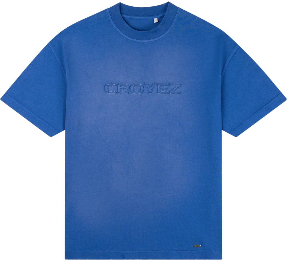 Croyez Croyez Cutout T-Shirt Blauw