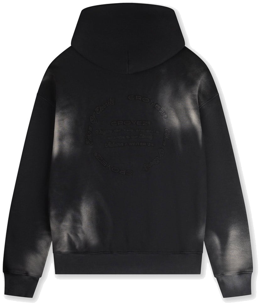 Croyez Croyez Cloud Washing Hoodie Zwart