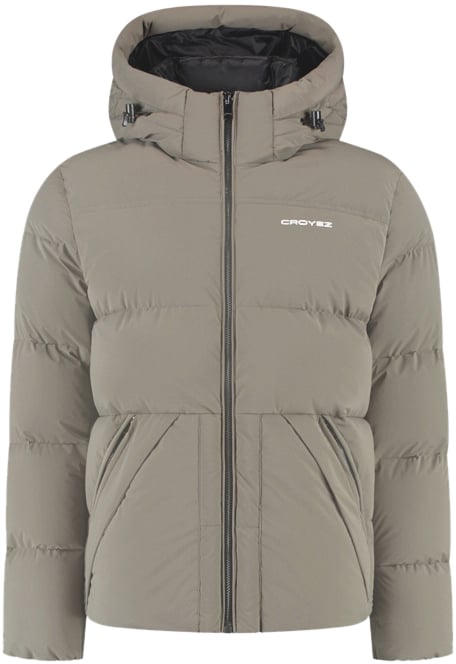 Croyez Croyez Down Puffer Jacket Beige