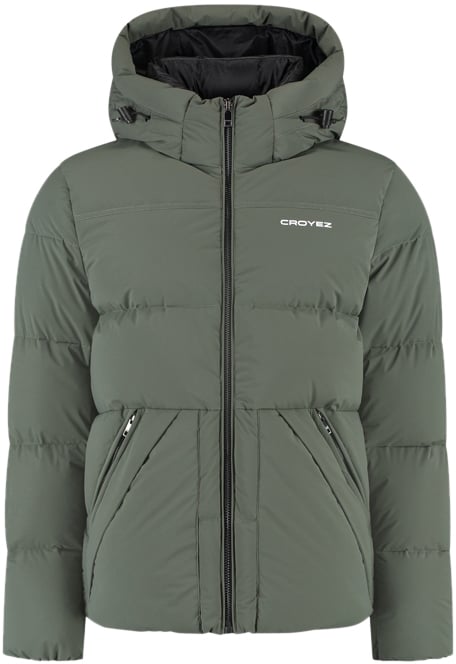 Croyez Croyez Down Puffer Jacket Groen