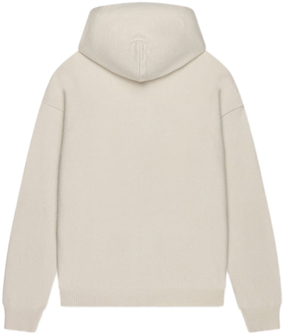 Croyez Croyez Fluffy Essence Knit Zip-Hoodie Beige