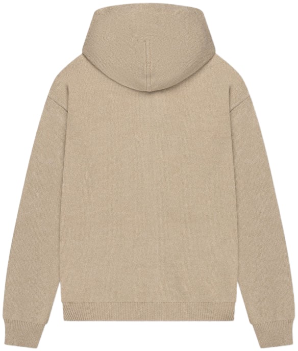 Croyez Croyez Fluffy Essence Knit Zip-Hoodie Beige