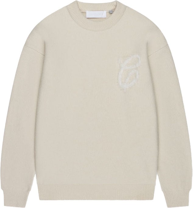 Croyez Croyez Fluffy Essence Knit Sweater Beige