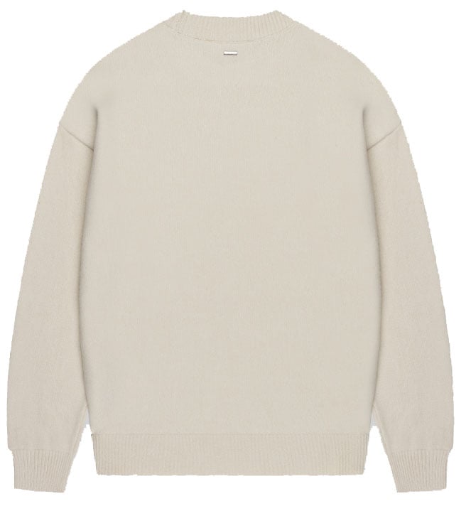 Croyez Croyez Fluffy Essence Knit Sweater Beige