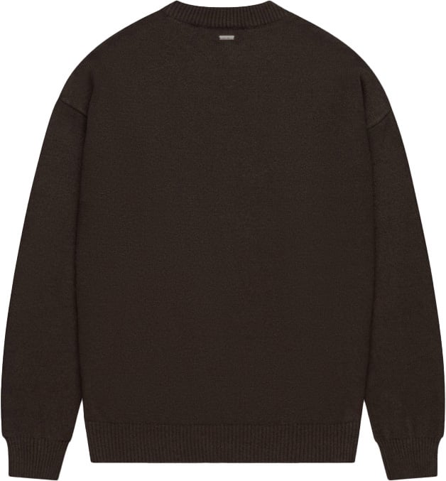 Croyez Croyez Fluffy Essence Knit Sweater Bruin